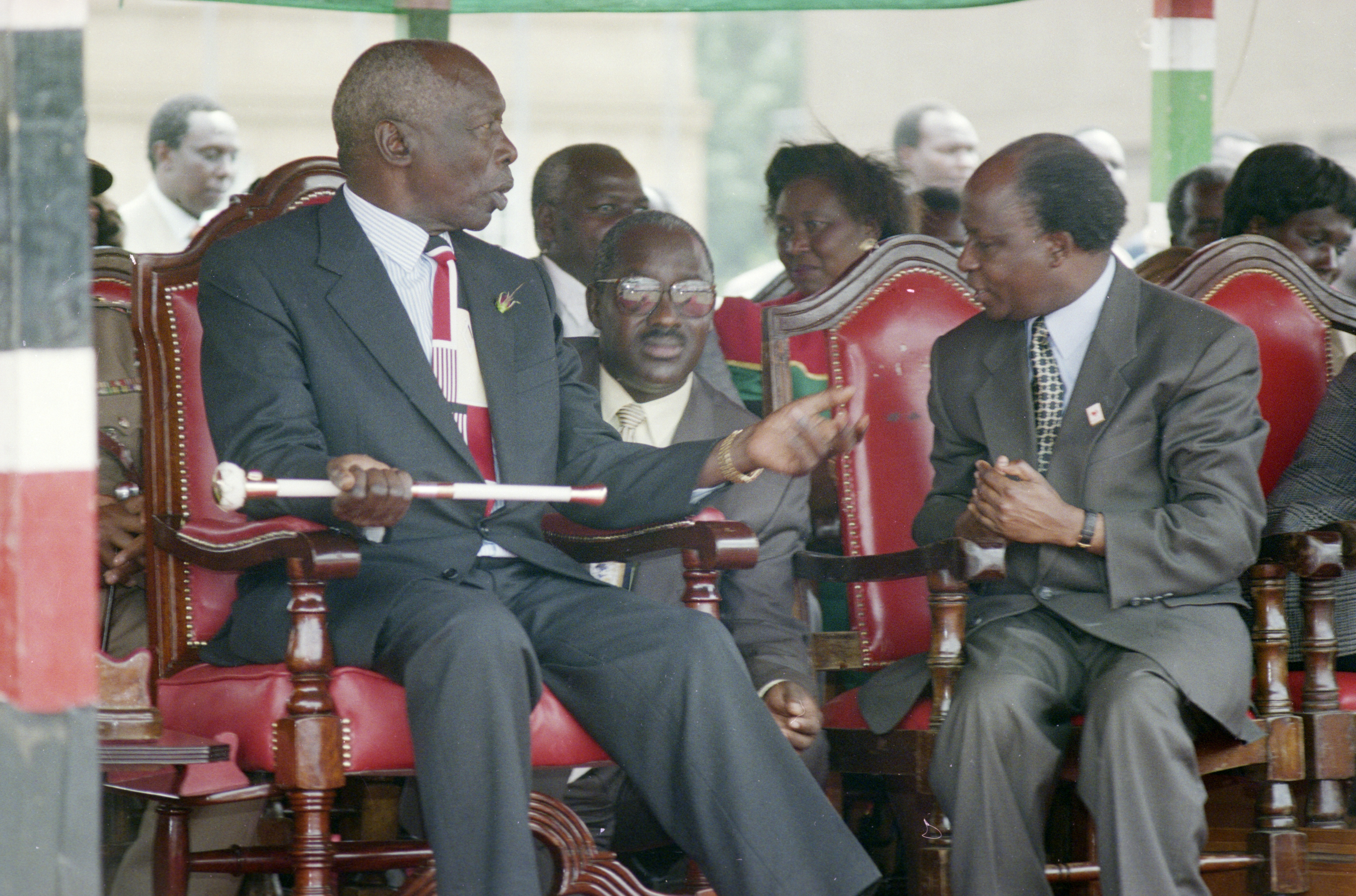 First Independant Party of Kenya Henchmen.Moi, Kamotho Saitoti Raila Ondinga