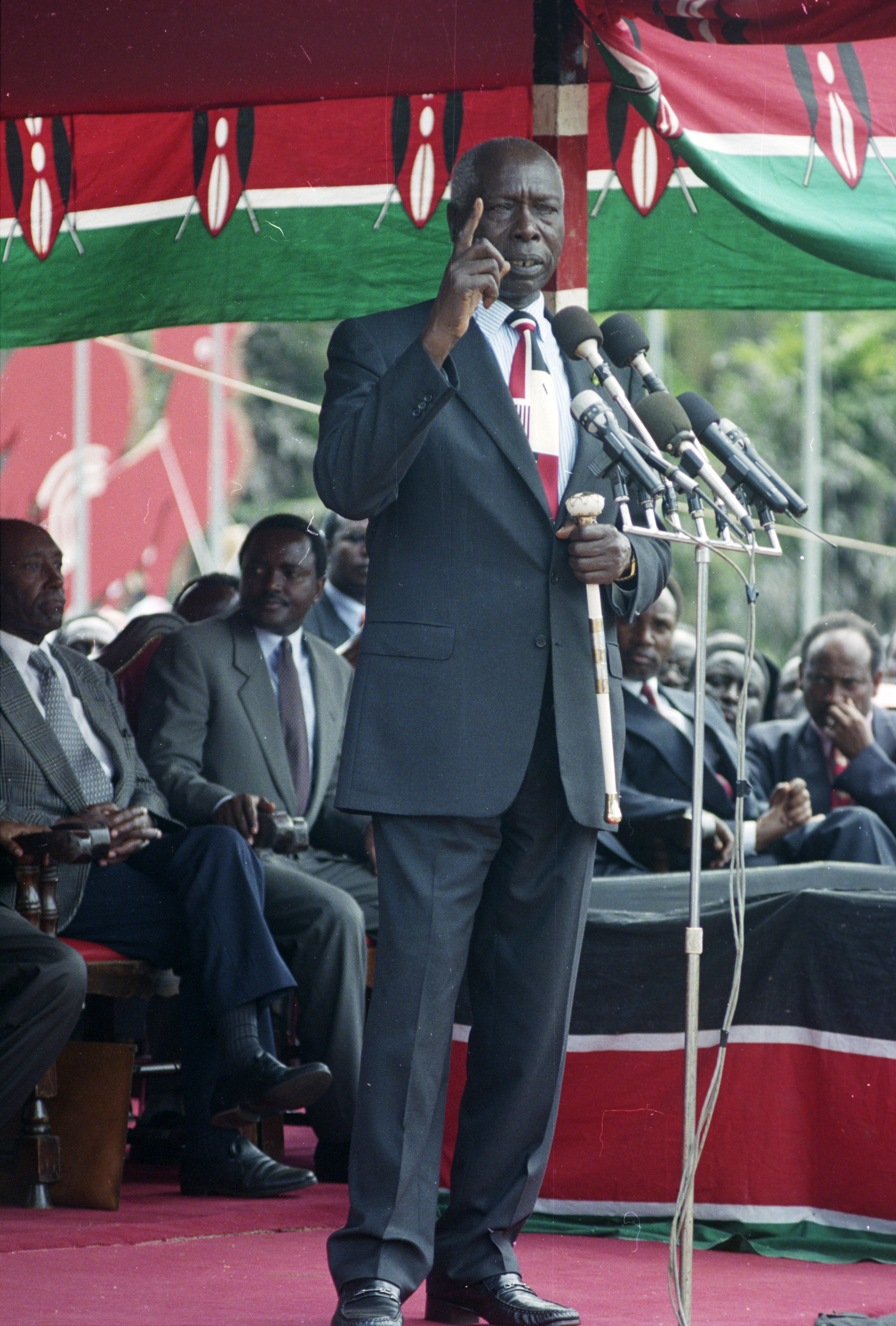 First Independant Party of Kenya Henchmen.Moi, Kamotho Saitoti Raila Ondinga