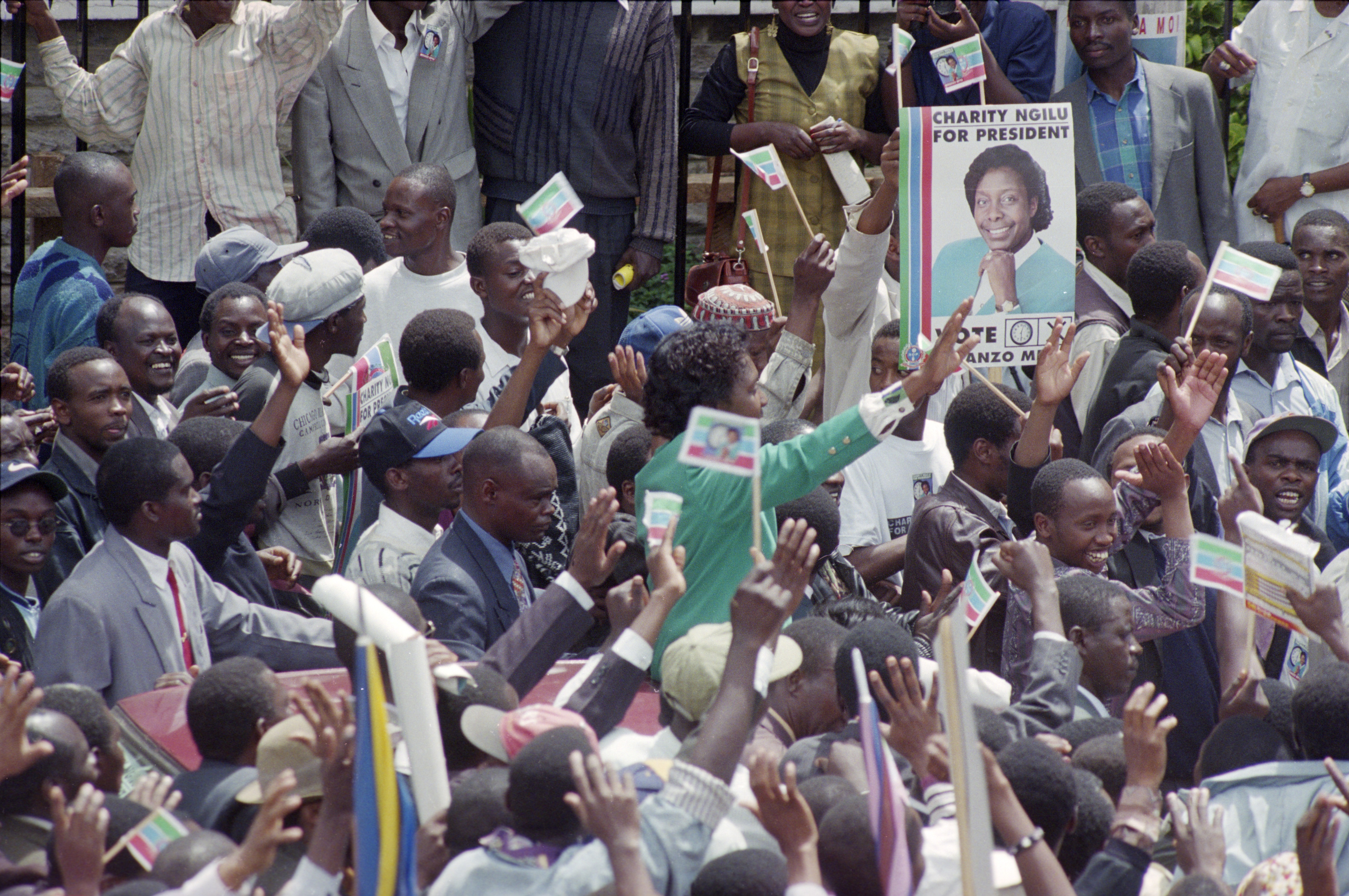 First Independant Party of Kenya Henchmen.Moi, Kamotho Saitoti Raila Ondinga