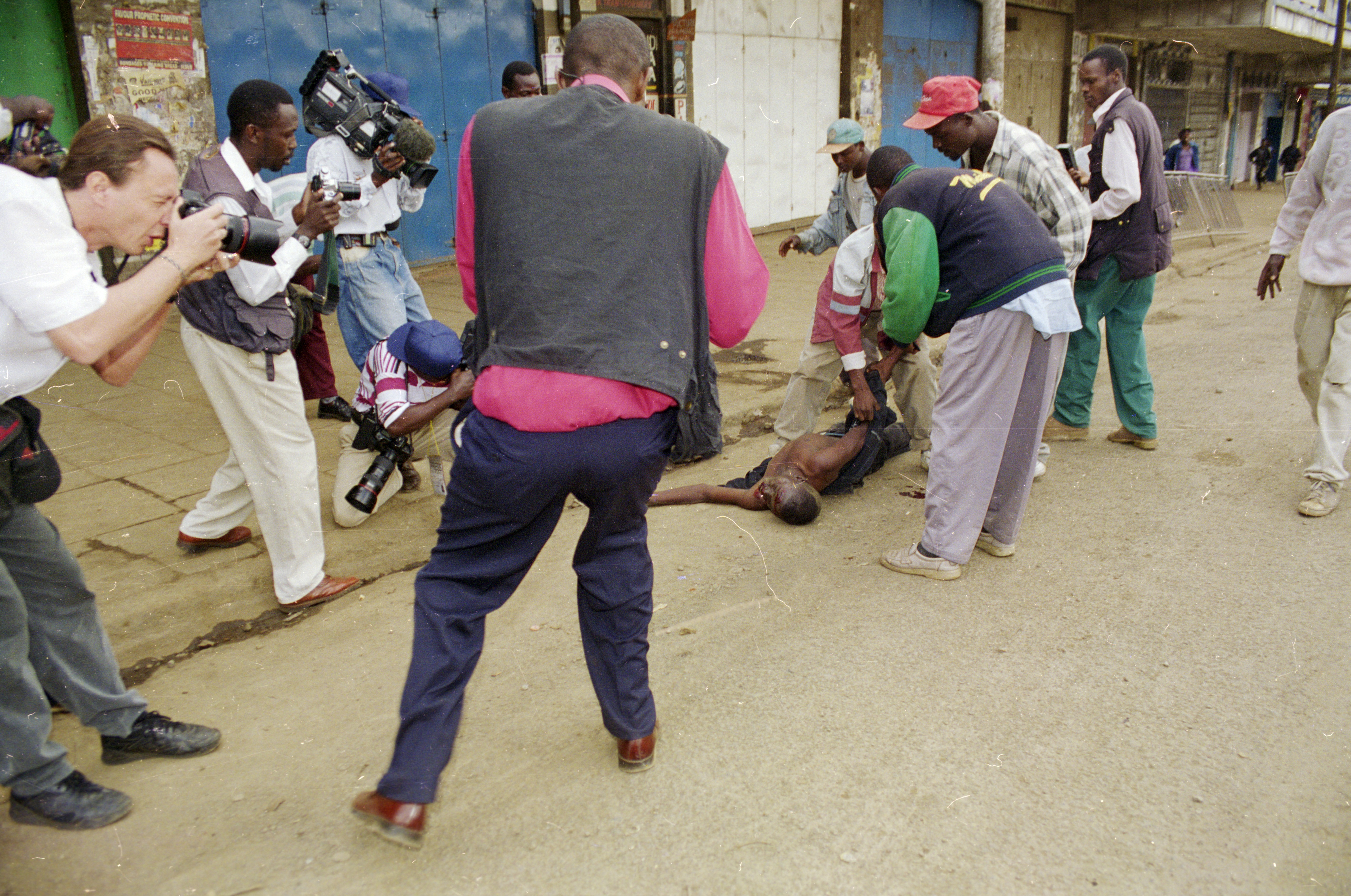 Slum violence, voting