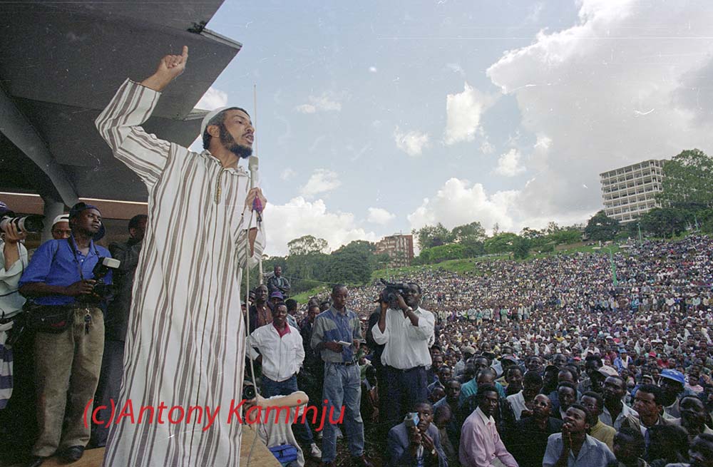 Kenya Multi PartyRally 1997 Kenneth Matiba